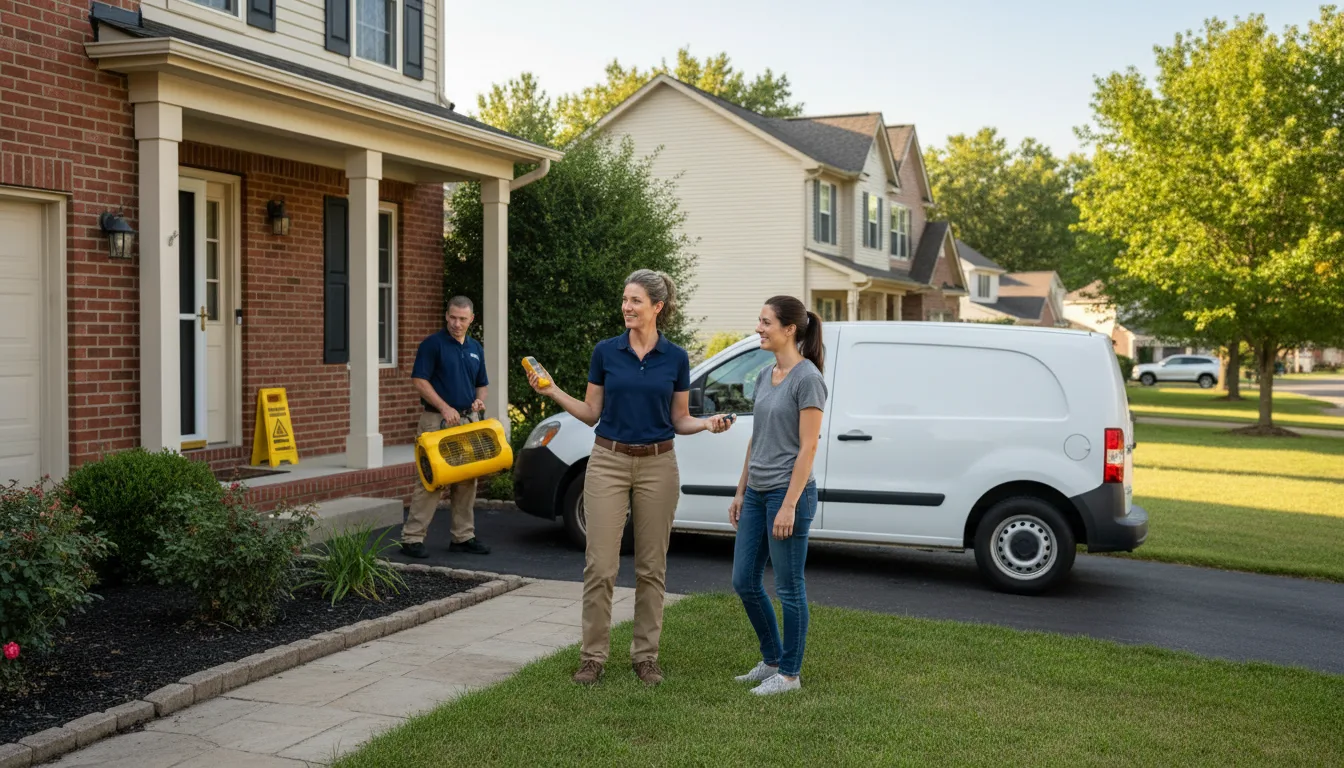 Residential water damage restoration in Walhalla, MI